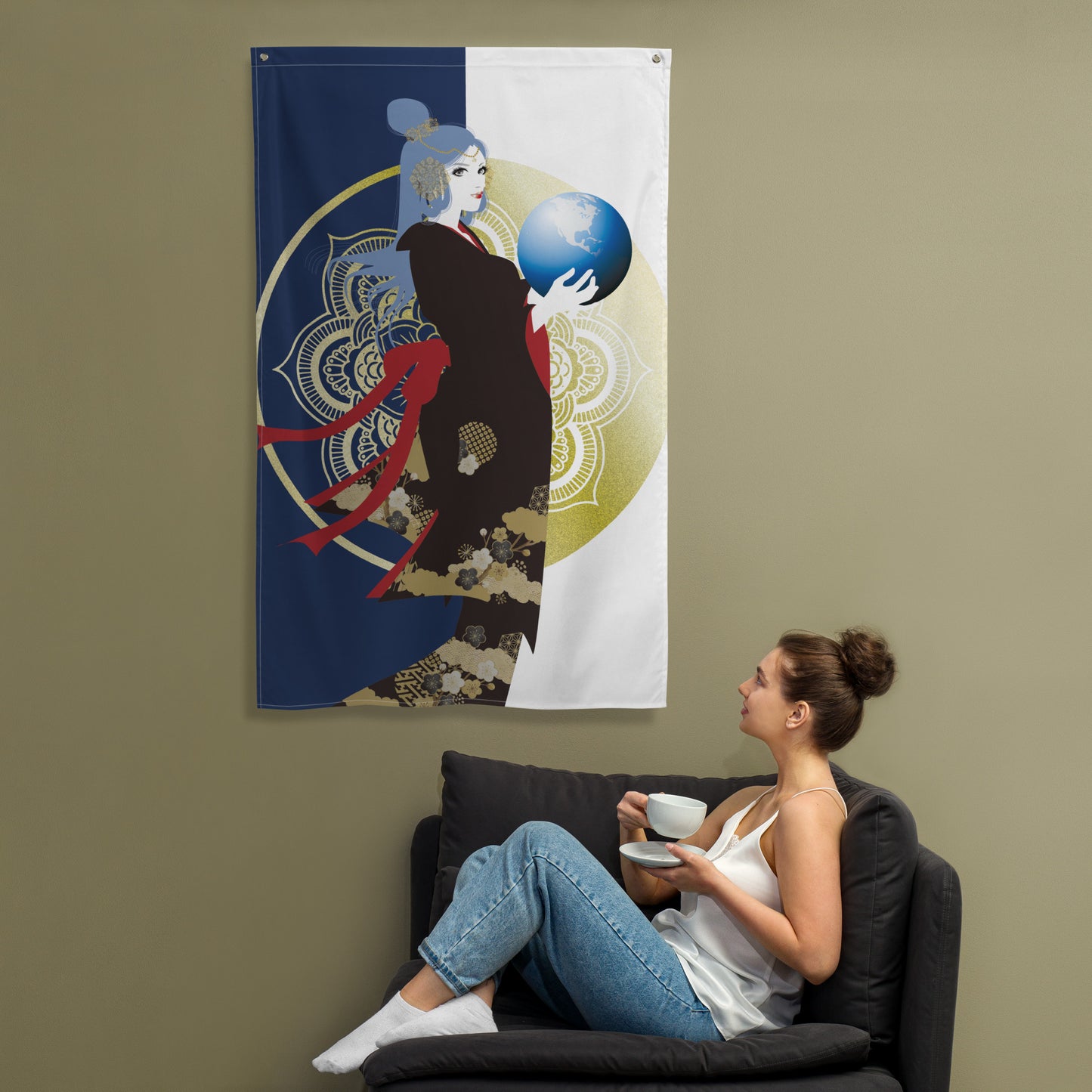 Flag - The Earth Type